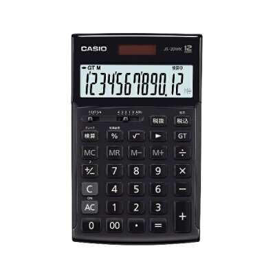 【楽天市場】カシオ計算機 CASIO 本格実務電卓 12桁 JS-20WK-MBK | 価格比較 - 商品価格ナビ